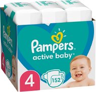 PAMPERS Active Baby vel. 4 (152 ks) - Jednorazové plienky