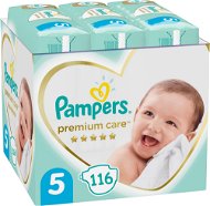 PAMPERS Premium Care vel. 5 (116 ks) - Jednorazové plienky