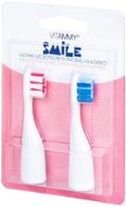VITAMMY Smile Ersatzbürstenkopf rosa/blau, 2 Stück - Bürstenköpfe für Zahnbürsten
