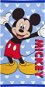 FARO gyermek strandtörülköző Mickey Mouse II, 70 × 140 cm - Gyerek fürdőlepedő