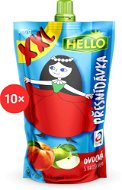 HELLO XXL fruit pocket with peaches 10×200 g - Meal Pocket