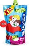 HELLO XXL fruit pocket with raspberries 10×200 g - Meal Pocket