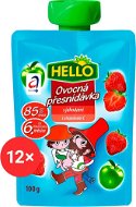 HELLO fruit pocket with strawberries 12×100 g - Meal Pocket