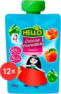 HELLO ovocná kapsička s broskyňami 12× 100 g - Kapsička pre deti