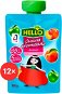 HELLO fruit pocket with peaches 12×100 g - Meal Pocket