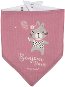 Előke Canpol babies Muszlin nyálkendő Bonjour Paris rózsaszín, 2 db - Bryndák