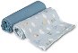 Cloth Nappies Canpol babies mušelínová plena Bonjour Paris 70 × 70 cm, modrá, 2 ks - Látkové pleny