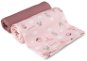 Canpol babies mušelínová plena Bonjour Paris 70 × 70 cm, růžová, 2 ks - Cloth Nappies