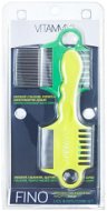 VITAMMY Fino Lice and Nit Comb Set, Yellow/Green - Lice Comb