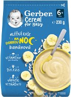 GERBER Cereal mliečna kaša Dobrú noc banánová 230 g - Mliečna kaša
