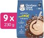 GERBER Cereal mléčná kaše Dobrou noc kakaová 9× 230 g - Mléčná kaše