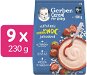 GERBER Cereal mliečna kaša Dobrú noc jahodová 9× 230 g - Mliečna kaša