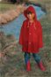 Pláštenka DOPPLER detská pláštenka s kapucňou, veľkosť 92, červená - Pláštěnka