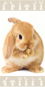 Jerry Fabrics Rabbit Brown 70×140 cm - Children's Bath Towel