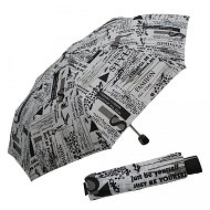 Umbrella DOPPLER Mini Fiber Scribble White  - Deštník