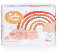 BABY CHARM Super Dry Flex vel. 3 Midi, 6-10 kg (41 ks) - Disposable Nappies