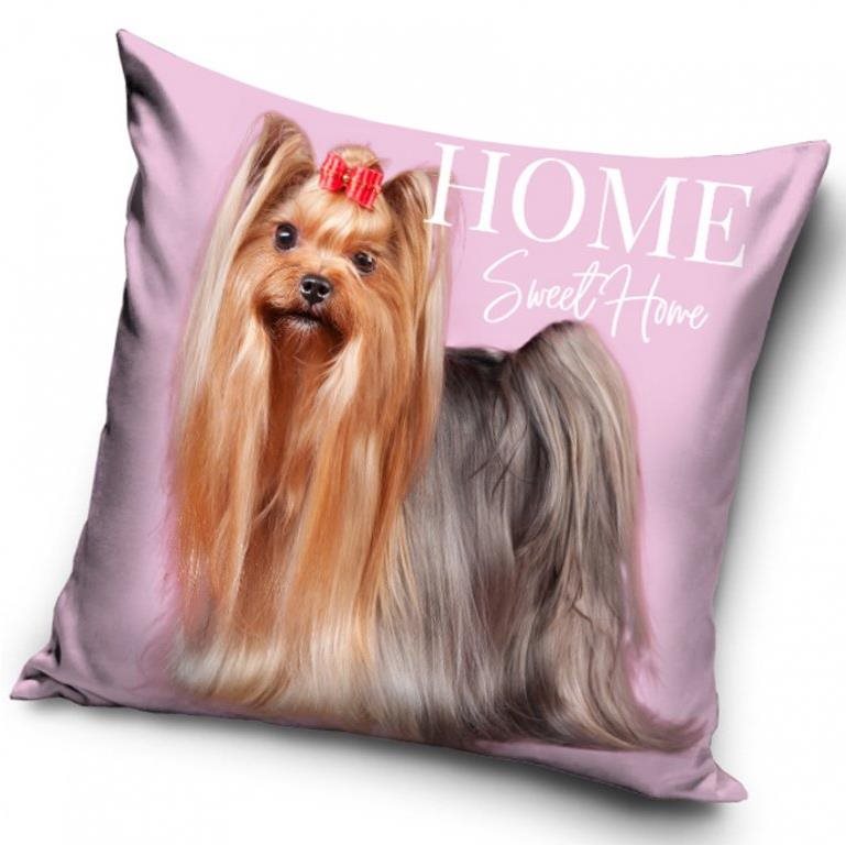 CARBOTEX Párnahuzat Yorkshire terrier Fifinka hercegnő 40×40 cm