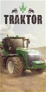 Jerry Fabrics Traktor Green 70 × 140 cm - Detská osuška