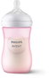 Baby Bottle Philips AVENT SCY903/11 Natural Response Bottle 260 ml, 3-6m, 1 pc, Pink - Kojenecká láhev