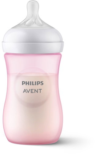 Philips AVENT SCY903/11 Natural Response cumisüveg 260 ml, 3-6 hó, 1 db, rózsaszín - Cumisüveg - Fő fotó