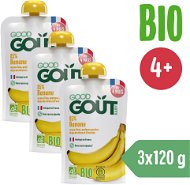 Good Gout Bio Banán (3×120 g) - Tasakos gyümölcspüré