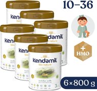 Kendamil BIO Nature 3 HMO+ (6× 800 g) - Bébitápszer