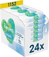PAMPERS Harmonie Aqua Plastic Free 1152 ks (24× 48 ks) - Baby Wet Wipes