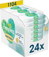 PAMPERS Harmonie New Baby Plastic Free 1104 ks (24× 46 ks) - Detské vlhčené obrúsky