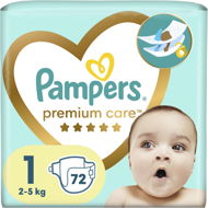 Eldobható pelenka PAMPERS Premium Care 1-es méret (72 db) - Jednorázové pleny