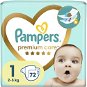 Disposable Nappies PAMPERS Premium Care vel. 1 (72 ks) - Jednorázové pleny