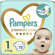 PAMPERS Premium Care 1-es méret (72 db) - Eldobható pelenka