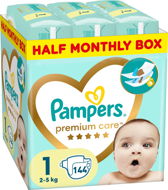 PAMPERS Premium Care vel. 1 (144 ks) - Disposable Nappies