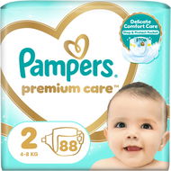 PAMPERS Premium Care veľkosť 2 (88 ks) - Jednorazové plienky