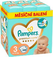 PAMPERS Premium Care vel. 3 (200 ks) - Disposable Nappies