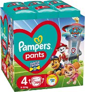 PAMPERS Active Baby Pants Paw Patrol veľkosť 4 (144 ks) - Plienkové nohavičky