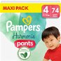 Plenkové kalhotky PAMPERS Harmonie Pants vel. 4 (74 ks) - Plenkové kalhotky