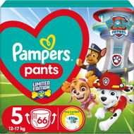 PAMPERS Active Baby Pants Paw Patrol veľkosť 5 (66 ks) - Plienkové nohavičky