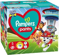 PAMPERS Active Baby Pants Paw Patrol veľkosť 5 (132 ks) - Plienkové nohavičky