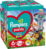 PAMPERS Active Baby Pants Paw Patrol veľkosť 6 (120 ks) - Plienkové nohavičky