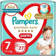 PAMPERS Premium Care Pants veľkosť 7 (27 ks) - Plienkové nohavičky