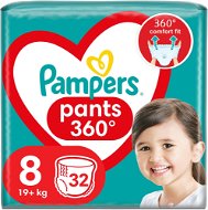 PAMPERS Active Baby Pants veľkosť 8 (32 ks) - Plienkové nohavičky