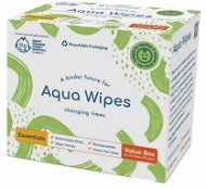 Aqua Wipes 100% rozložitelné ubrousky 99% vody, 12× 56 ks - Baby Wet Wipes
