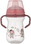 Canpol babies hrneček se silikonovým pítkem FirstCup Bonjour Paris 250 ml, růžový - Baby cup
