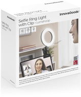 InnovaGoods Lumahoop Selfie Light Ring s podpůrnou svorkou - Foto světlo