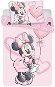 Jerry Fabrics Minnie Pink heart 100×135 cm - Gyerek ágyneműhuzat