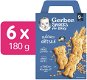 Sušienky pre deti GERBER Snacks detské sušienky 6× 180 g - Sušenky pro děti
