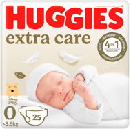 HUGGIES Extra Care veľ. 0 (25 ks) - Jednorazové plienky