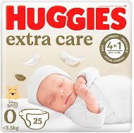 HUGGIES Extra Care vel. 0 (25 ks) - Disposable Nappies