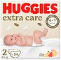 Jednorazové plienky HUGGIES Extra Care veľ. 2 (24 ks) - Jednorázové pleny