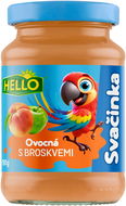 HELLO ovocná svačinka s broskvemi 190 g - Příkrm